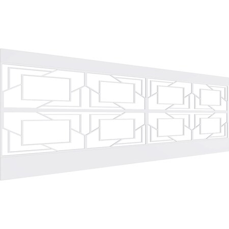 Ekena Millwork 32"H x 94 1/2"W Monument PVC Wainscot Paneling Kit WPK32X94MMT